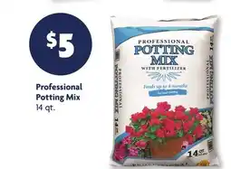 Family Dollar Professional Potting Mix offer