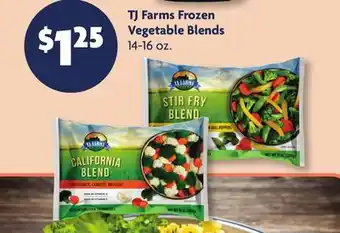 Family Dollar TJ Farms Frozen Vegetable Blends offer