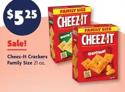 Family Dollar Cheez-It Crackers Family Size offer