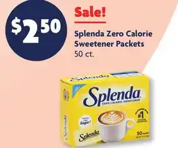 Family Dollar Splenda Zero Calorie Sweetener Packets offer