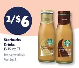 Family Dollar Starbucks Drinks offer