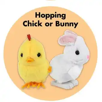 Dollar Tree Hopping Chick or Bunny offer