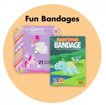 Dollar Tree Fun Bandages offer