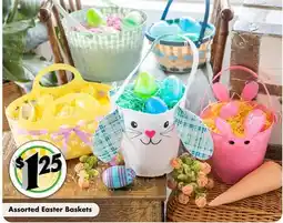 Dollar Tree Assorted Easter Baskets offer