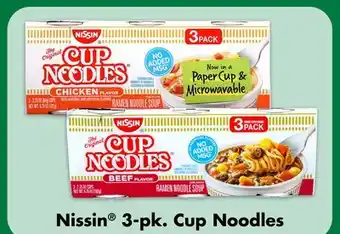 Dollar Tree Nissin 3-pk. Cup Noodles offer