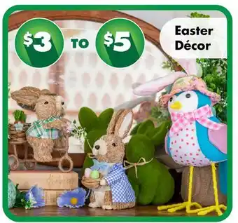 Dollar Tree Easter Décor offer