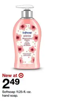 Target Softsoap 11.25 - fl. - oz. hand soap offer