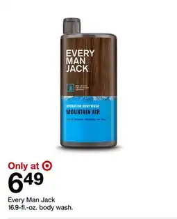 Target Every Man Jack 16.9-fl.-oz. body wash offer