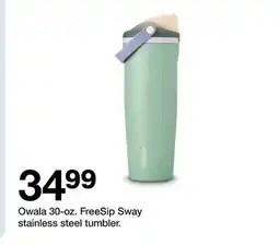 Target Owala 30-oz. FreeSip Sway stainless steel tumbler offer