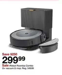 Target iRobot Roomba Combo i5+ Vacuum & Mop offer