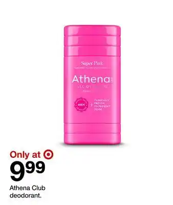 Target Athena Club deodorant offer