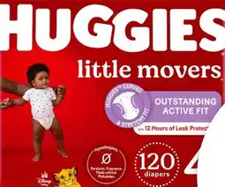 Target Huggies Little Movers 120-ct. diapers offer