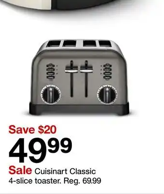 Target Cuisinart Classic 4-slice toaster offer