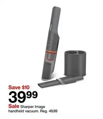 Target Sharper Image handheld vacuum offer