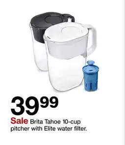 Target Brita Tahoe 10-cup pitcher with Elite water filter offer