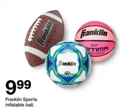 Target Franklin Sports inflatable ball offer