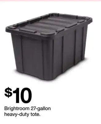 Target Brightroom 27-gallon heavy-duty tote offer