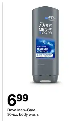 Target Dove Men+Care 30-oz. body wash offer