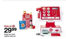 Target Target toy cash register play set offer