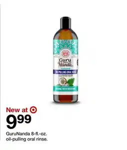 Target GuruNanda 8-fl.-oz. oil-pulling oral rinse offer