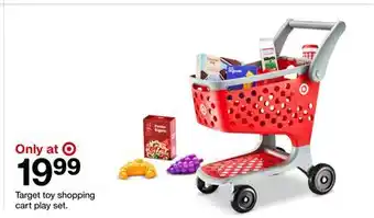 Target Target toy shopping cart play set offer