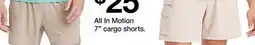 Target All In Motion 7 cargo shorts offer