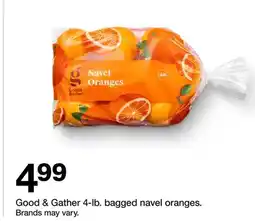 Target Good & Gather 4-lb. bagged navel oranges offer