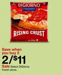 Target Select DiGiorno frozen pizza offer