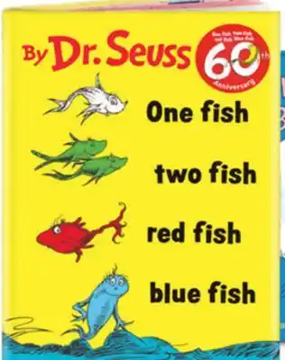 Target One fish two fish red fish blue fish Dr. Seuss books offer