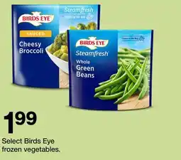 Target Select Birds Eye frozen vegetables offer