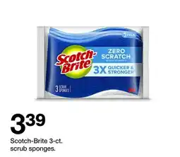 Target Scotch-Brite 3-ct. scrub sponges offer