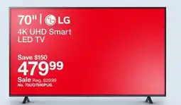 Target 70 LG 4K UHD Smart LED TV offer