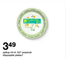 Target up&up 44-ct. 8.5 Seasonal Disposable Plates† offer