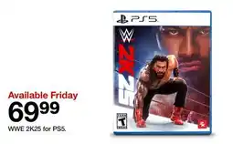 Target WWE 2K25 for PS5 offer