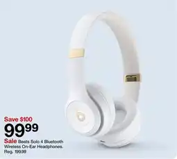 Target Beats Solo 4 Bluetooth Wireless On-Ear Headphones offer