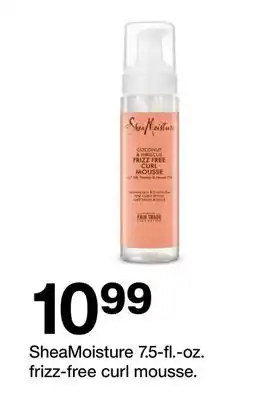 Target SheaMoisture 7.5-fl.-oz. frizz-free curl mousse offer