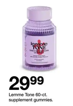 Target Lemme Tone 60-ct. supplement gummies offer