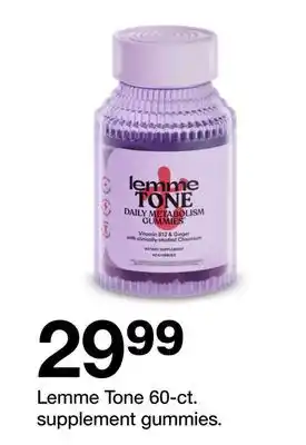 Target Lemme Tone 60-ct. supplement gummies offer