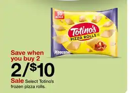 Target Select Totino's frozen pizza rolls offer