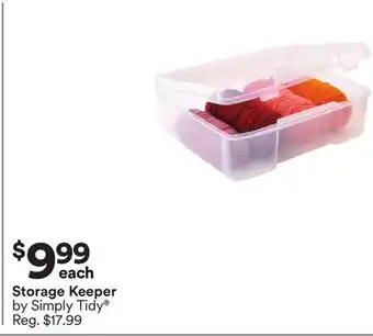 Michaels Storage Keeper by Simply Tidy offer