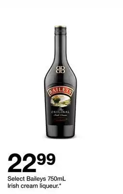 Target Select Baileys 750mL Irish cream liqueur offer