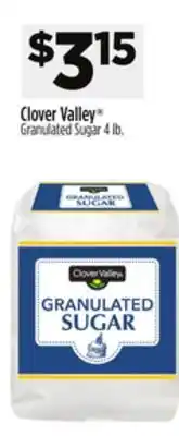 Dollar General Clover Valley Granulated Sugar offer