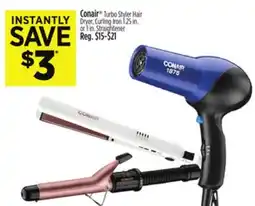 Dollar General Conair Turbo Styler Hair Dryer, Curling Iron or Straightener offer