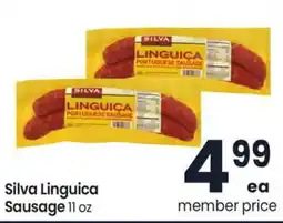 Albertsons Silva Linguica Sausage offer