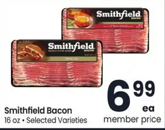 Albertsons Smithfield Bacon offer