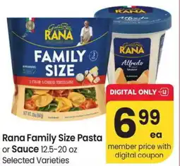 Albertsons Rana Family Size Pasta or Sauce offer