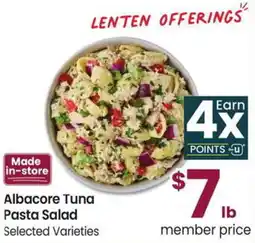 Albertsons Albacore Tuna Pasta Salad offer