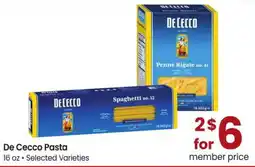 Albertsons De Cecco Pasta offer