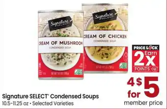 Albertsons Signature SELECT Condensed Soups offer