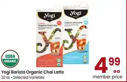 Albertsons Yogi Barista Organic Chai Latte offer